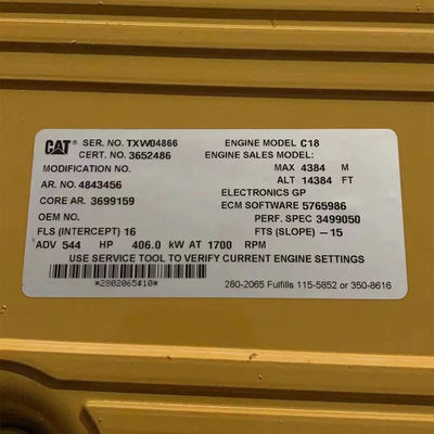 kaufen C18 Dieselmotor für den Industriezweig C18 ACERT TXW04866 Online-Herstellung