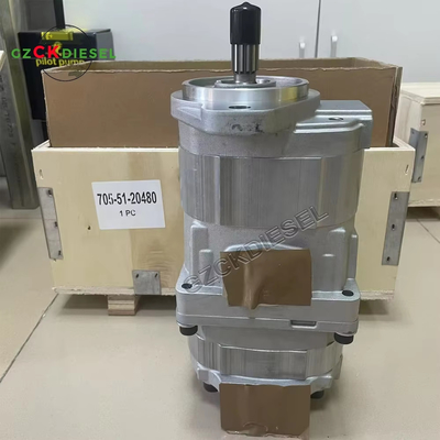 kaufen Hydraulische Getriebepumpe 705-51-20480 7055120480 705-51-20430 7055120430 für Radlader WA320-3 WA300-3A online manufacture