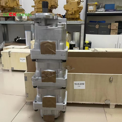 Hydraulische Getriebepumpe 705-55-34140 705-55-34160 705-55-34190 Für Komatsu-Radlader WA350-3A-S WA350-3-X