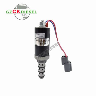 Ein solenoidäres Ventil YN35V00005F1 KWE5K-20/G24D12A für die Baggermaschine SK230-6E SK200-2 SK200-5